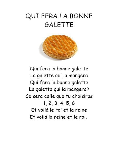 chanson qui fera la bonne galette