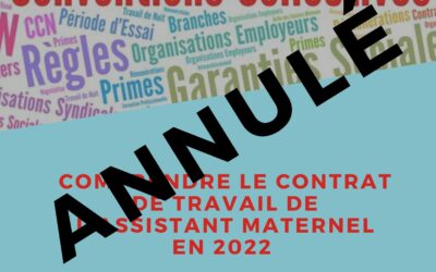 Annulation soirée d’information convention collective