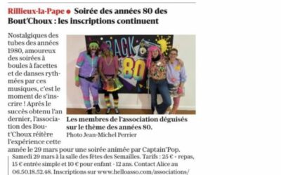 Soirée Années 80 des Bout’Choux